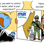 Latuff's cartoon on Mekorot